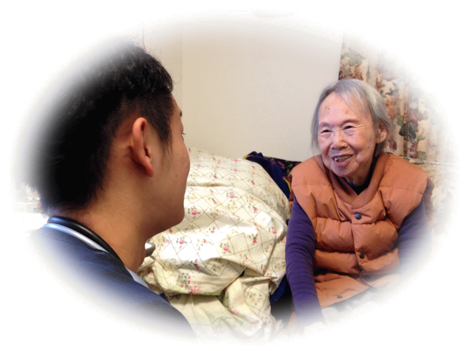 患者と看護師